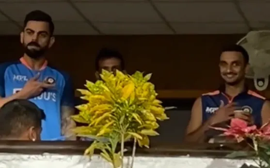 'Camera ke liye karna padta hai'- Twitter trolls Virat Kohli's reaction to the crowd chanting for his Indian T20 League franchise, Bangalore