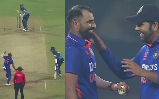 'Had no idea Shami did that'- Rohit Sharma reveals reason for withdrawing non-striker's run out appeal against Dasun Shanaka in 1st ODI