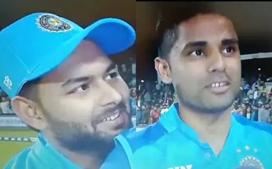 Watch: Rishabh Pant Interrupts Suryakumar Yadav’s Mid-innings Chat During Second T20I Between India And New Zealand