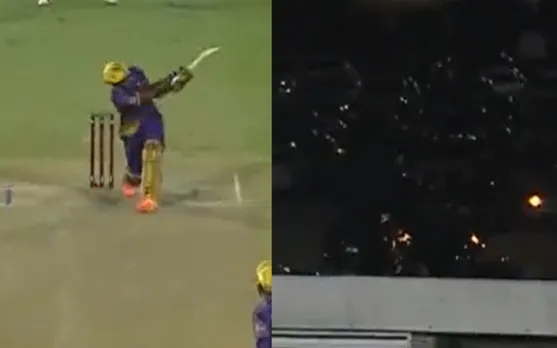 WATCH: Andre Russell hits the longest six of MLC 2023 against San Francisco Unicorns