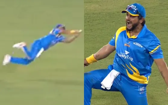 Watch: Suresh Raina turns back the time, pulls off a blinder in Road Safety World Series