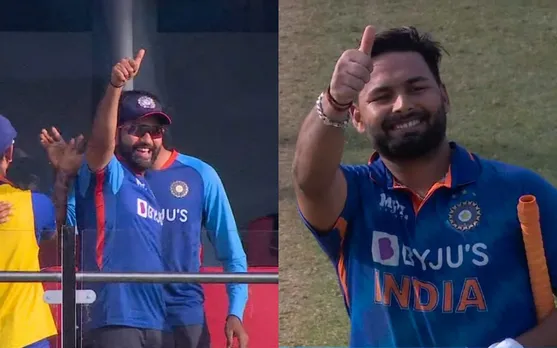 Watch: Rohit Sharma's wonderful reaction to Rishabh Pant's match-winning knock