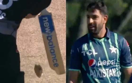 Watch: Haris Rauf Breaks Glenn Phillips' Bat During The Final Of The T20I Tri-series, Video Goes Viral