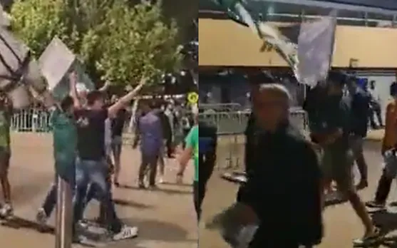 Watch: Pakistan Fans Mock Indian Fans Outside Adelaide Stadium After Their Semi-final Defeat
