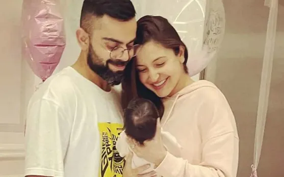 Virat Kohli’s adorable picture with Wife Anushka and Daughter Vamika goes viral