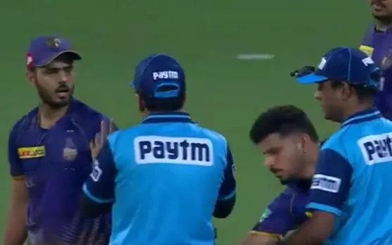 Penalty pains for Nitish Rana: KKR skipper fined for heated altercation with umpire over team's over-rate offenses during CSK vs KKR match