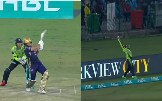 Watch: Sikandar Raza's amazing fielding effort at ropes during PSL 8 stuns netizens