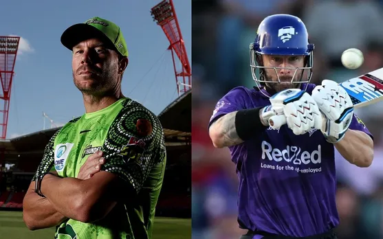 Watch: Australia teammates David Warner and Matthew Wade involved in on-field scuffle during BBL match