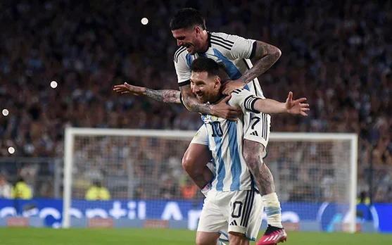 WATCH: Lionel Messi celebrates Argentina's World Cup homecoming against Panama with his 800th goal
