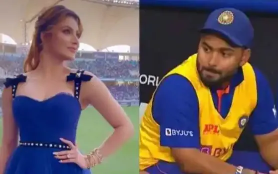 'Fir se aagya, tu jaa re'- Urvashi Rautela attends Ind vs Pak match once again, fans come up with hilarious tweets