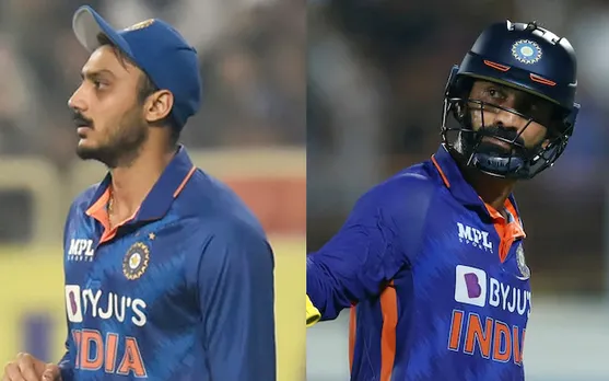 'Poor captaincy'- Indian fans slammed management's decision to send Axar Patel ahead of Dinesh Karthik in the first match against England