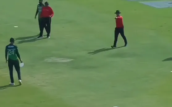 'Isme bhi India ki koi saazish hogi' - Fans react as 30-yard markings had to be redone mid-game in Pakistan vs New Zealand second ODI