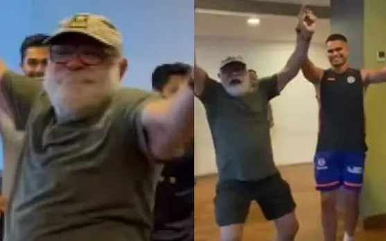 Arjun Tendulkar does Bhangra with Yuvraj Singh’s father while training under him in Chandigarh, video goes viral