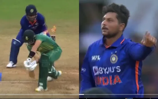 Watch: Blast from the past!- Kuldeep Yadav recreates his 'dream delivery' from 2019 World Cup to dismiss Aiden Markram