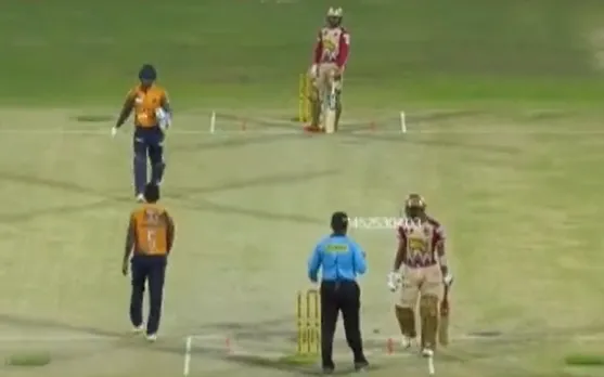 Watch: Chennai batter Jagadeesan gets mankaded in the first match of TNPL 2022; shows middle-finger
