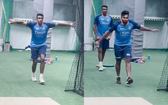 Watch: Ravichandran Ashwin, Shardul Thakur's Hilarious Harbhajan Singh Impression In Nets