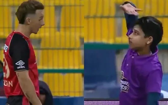 Watch: Tom Curran teaches bowling slower balls to a young ball-boy in ILT20