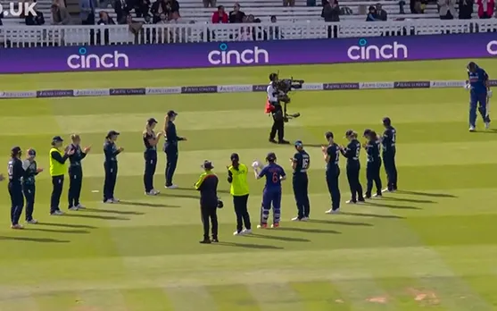 Watch: England and Wales Cricket Board uploads a video of Jhulan's Goswami coming out to bat in her last game