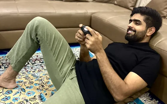 'Isme bhi slow khelega kya?' - Fans react as Babar Azam posts picture of himself playing video game ahead of T20I series against New Zealand