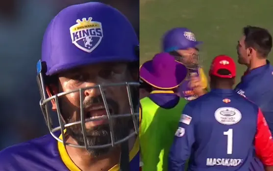 Watch: Mitchell Johnson and Yusuf Pathan involves in a physical altercation with each other, video goes viral