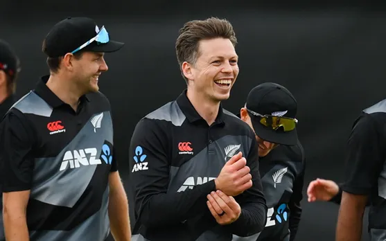 Watch: Michael Bracewell gets his maiden hat-trick in his first-ever over for New Zealand