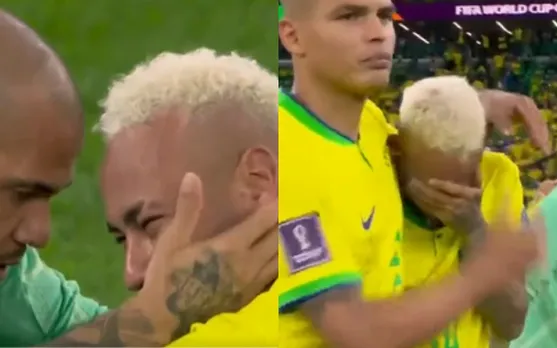 Watch: Neymar crying uncontrollably as Brazil suffer FIFA World Cup 2022 exit