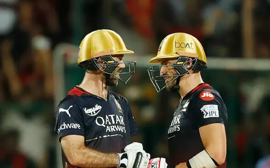 'You both are unreal man' - Fans abuzz as RCB trio Du Plessis, Kohli, Maxwell scores blistering fifties against LSG