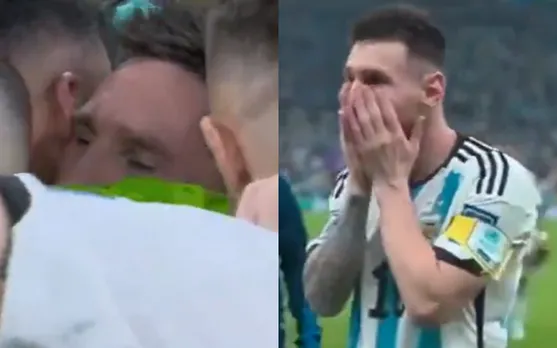 Watch: Lionel Messi in tears after becoming World Champion for Argentina in Lusail Stadium
