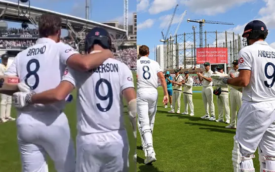 WATCH: Emotions at peak at The Oval; Stuart Broad's heartwarming gesture for James Anderson leaves Naseer Hussain teary-eyed