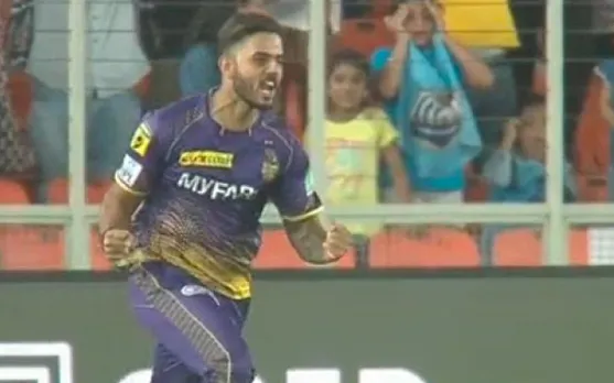 WATCH: Nitish Rana passionately shouts 'be******' after Rinku Singh smashes five sixes against GT