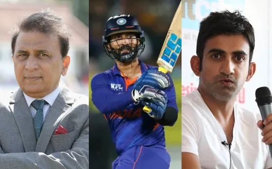 Sunil Gavaskar, Gautam Gambhir engage in a war of words over Dinesh Karthik’s inclusion in India’s squad for the 20-20 World Cup 2022