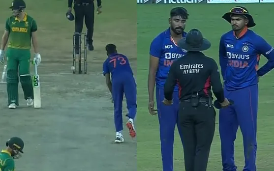 Watch: Mohammed Siraj’s Cheeky Trick Boomerangs As Team India Concede Four Runs In Second ODI