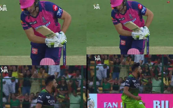 'Bach gya isko Cap nhi banaya D11 pe' - Fans react as Jos Buttler gets out on duck off Mohammed Siraj against RCB in IPL 2023
