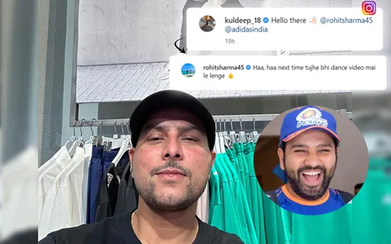 'Ekdam cartoon hai' - Fans react as Rohit Sharma gives hilarious reply to Kuldeep Yadav for latter's comment on Instagram
