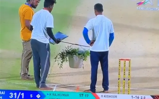 Watch: Crowd left confused as an unusual incident in the Tamil Nadu Premier League stops play