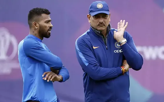 'Khud hi ki baaton ka koi hosh nahin rehta ise' - Fans react Ravi Shastri suggests Hardik Pandya to lead India after 50-over World Cup 2023