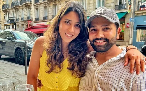 'Kuch to lihaz karo' - Fans react as Rohit Sharma shares latest photo with his wife on social media