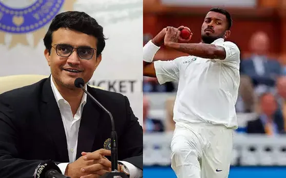 'ODI mein 10 over toh dal nahi pata' - Fans react as Sourav Ganguly wishes to see Hardik Pandy play Test cricket