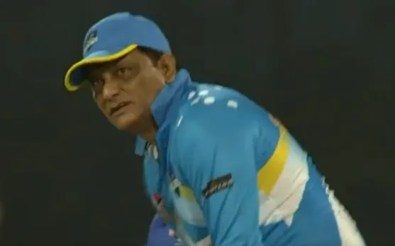 Watch: Mohammad Azharuddin turns back the clock with a gigantic six