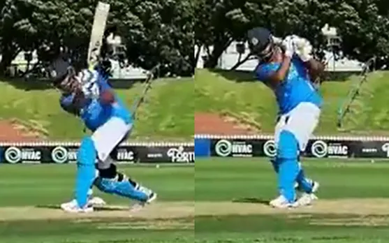 Watch: Sanju Samson Raining ‘No-look’ Sixes In Practice Session Ahead Of First T20I Against New Zealand