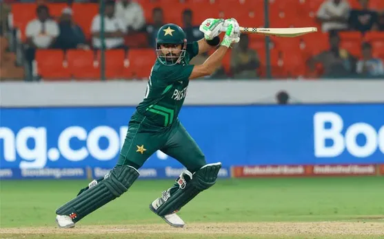'Kuch bhi bolte ho Pathan Shahab' - Fans react as Babar Azam looks solid for World Cup 2023