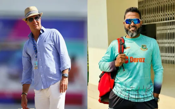 'Test Championship k final mein nahin hai England' - Wasim Jaffer, Michael Vaughan engage in banter post England's defeat to Bangladesh