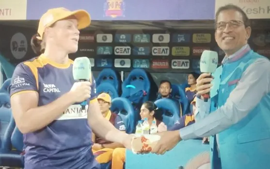 'Aurat ka chakkar babu bhaiya aurat ka chakkar' - Harsha Bhogle surprises Grace Harris during Women's T20 League
