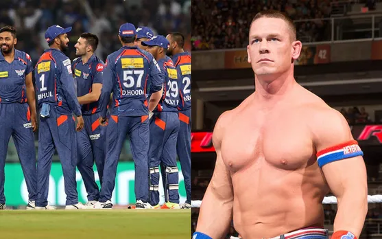 'jalwa hai' - Fans react as WWE superstar John Cena follows IPL franchise Lucknow Super Giants on Twitter