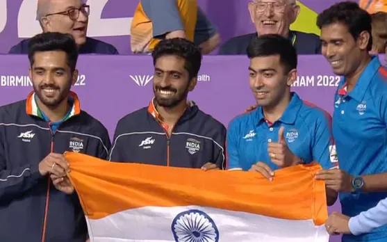 Indian Men’s Table Tennis Team win the fifth Gold for the country in CWG 2022