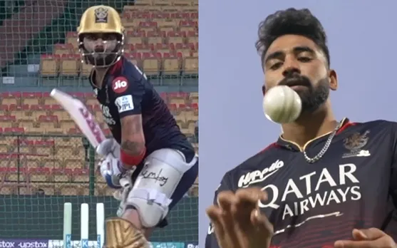 WATCH: Mohammed Siraj bowls to Virat Kohli in nets ahead of clash against KKR