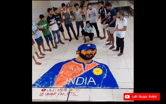 Watch: MS Dhoni's fan creates a masterpiece ahead of the legends Birthday