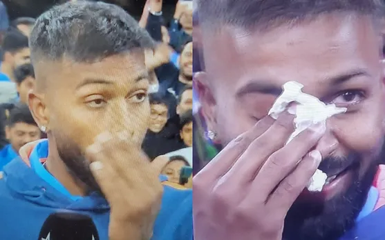 Watch: Hardik Pandya Breaks Into Tears After India Register An Unbelievable Win Over Pakistan In The World Cup