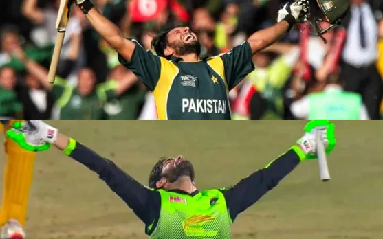 'Afridi to Afridi howy ha': Fans remember Shahid Afridi as Shaheen smashes last ball six to tie a thriller