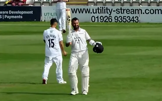 'Wtc final me bhi 100s 200s marni hai puji bhai' - Fans praise Cheteshwar Pujara as he smashes third consecutive century in county cricket